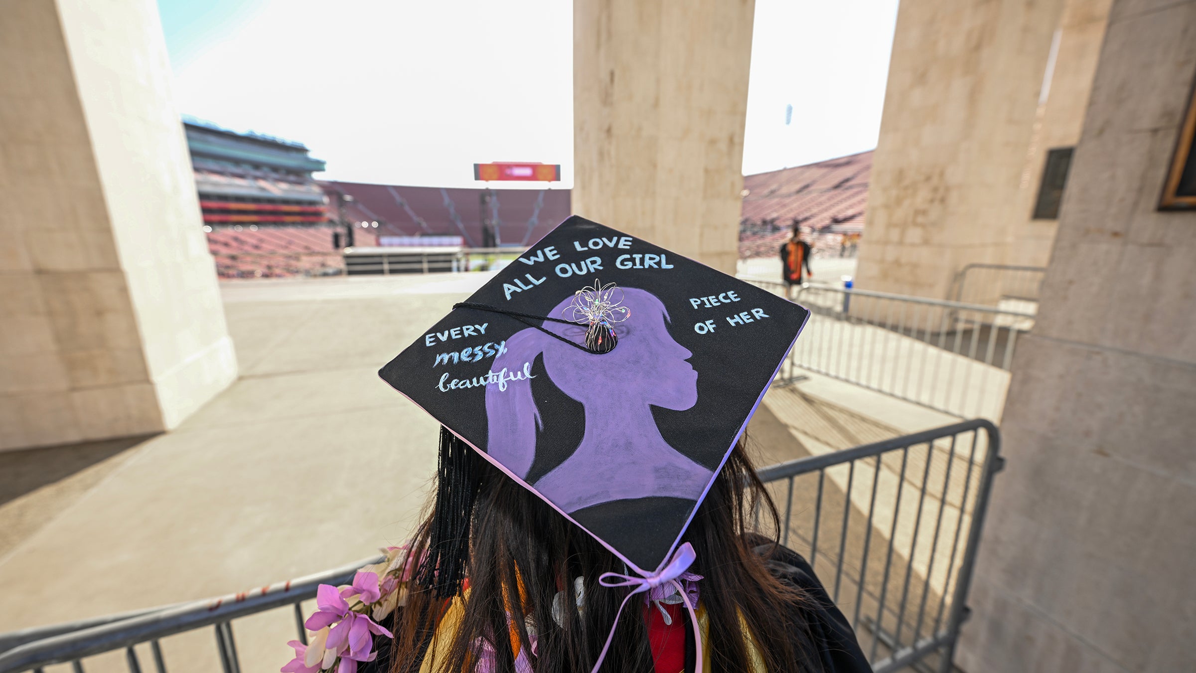 USC 2025 commencement: mortar board