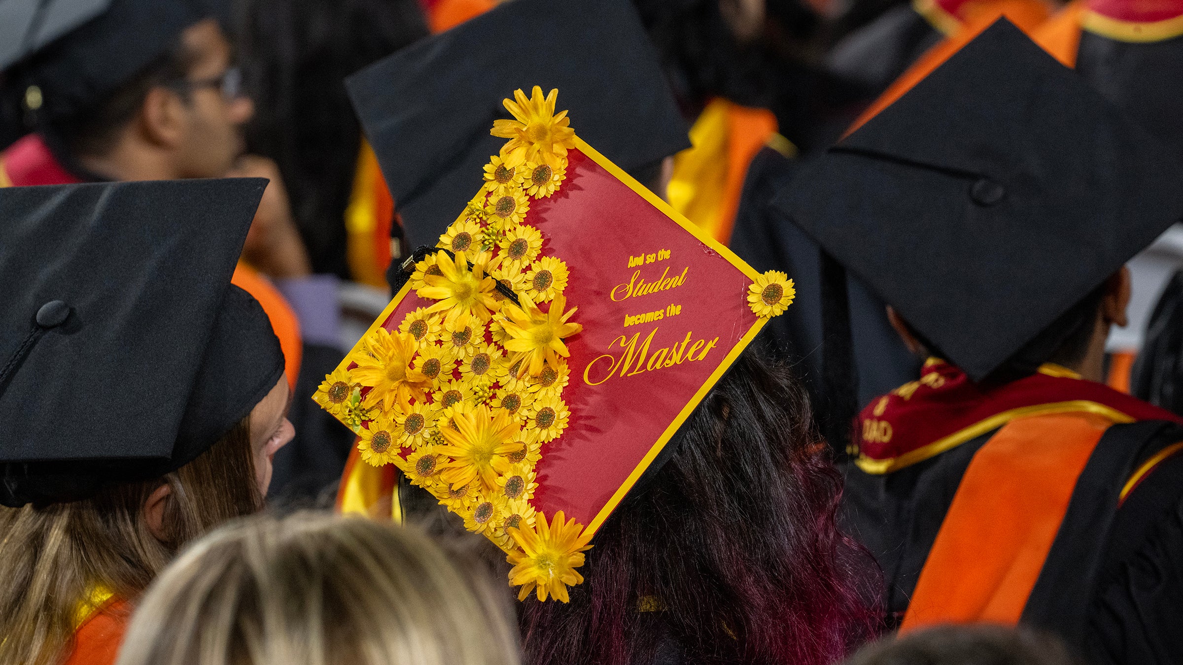 USC 2025 commencement: mortar board