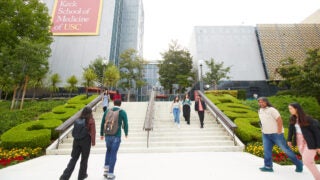 Students at the Keck School of Medicine of USC