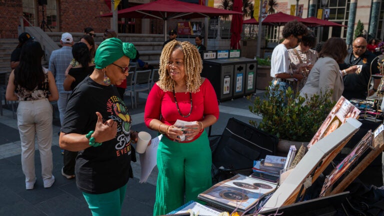 Juneteenth: Cynthia Brass and vendor