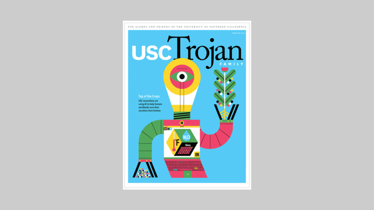 Cover of Trojan Family Magazine Spring 2023