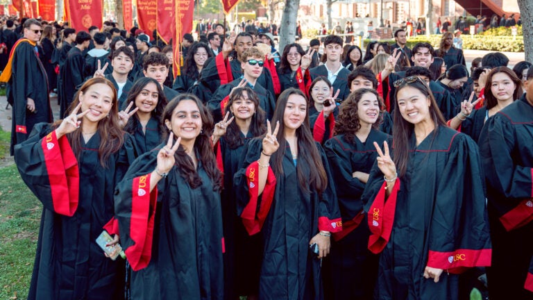 USC new student convocation: students