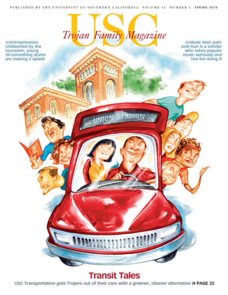 Trojan Family Magazine Spring 2010 Cover