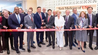 Keck Medicine Pasadena ribbon-cutting