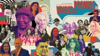 NAI is operated by USC Educational Partnerships in the division of University Relations; students who live in the neighborhoods closest to USC’s University Park and Health Sciences campuses apply online and are chosen by a selection committee. (Illustration by Sean McCabe/ Photos courtesy of the McMorrow Neighborhood Academic Initiative; NAI event photos by Gus Ruelas, Steve Cohn, David Sprague, Rich Schmitt, Michael Owen Baker ; NAI lifestyle photo by Sarah M Golonka; Manning photo courtesy of Sylvia Manning; McFadden photo by Greg Hernandez)