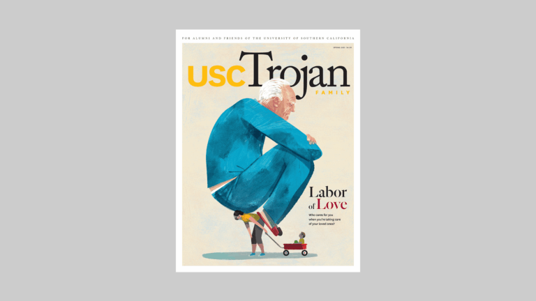 Cover of Trojan Family Magazine Spring 2021