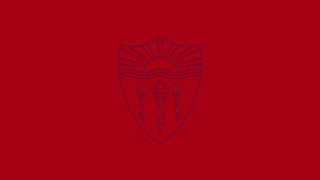 Placeholder image of the dark cardinal USC Shield on a cardinal background