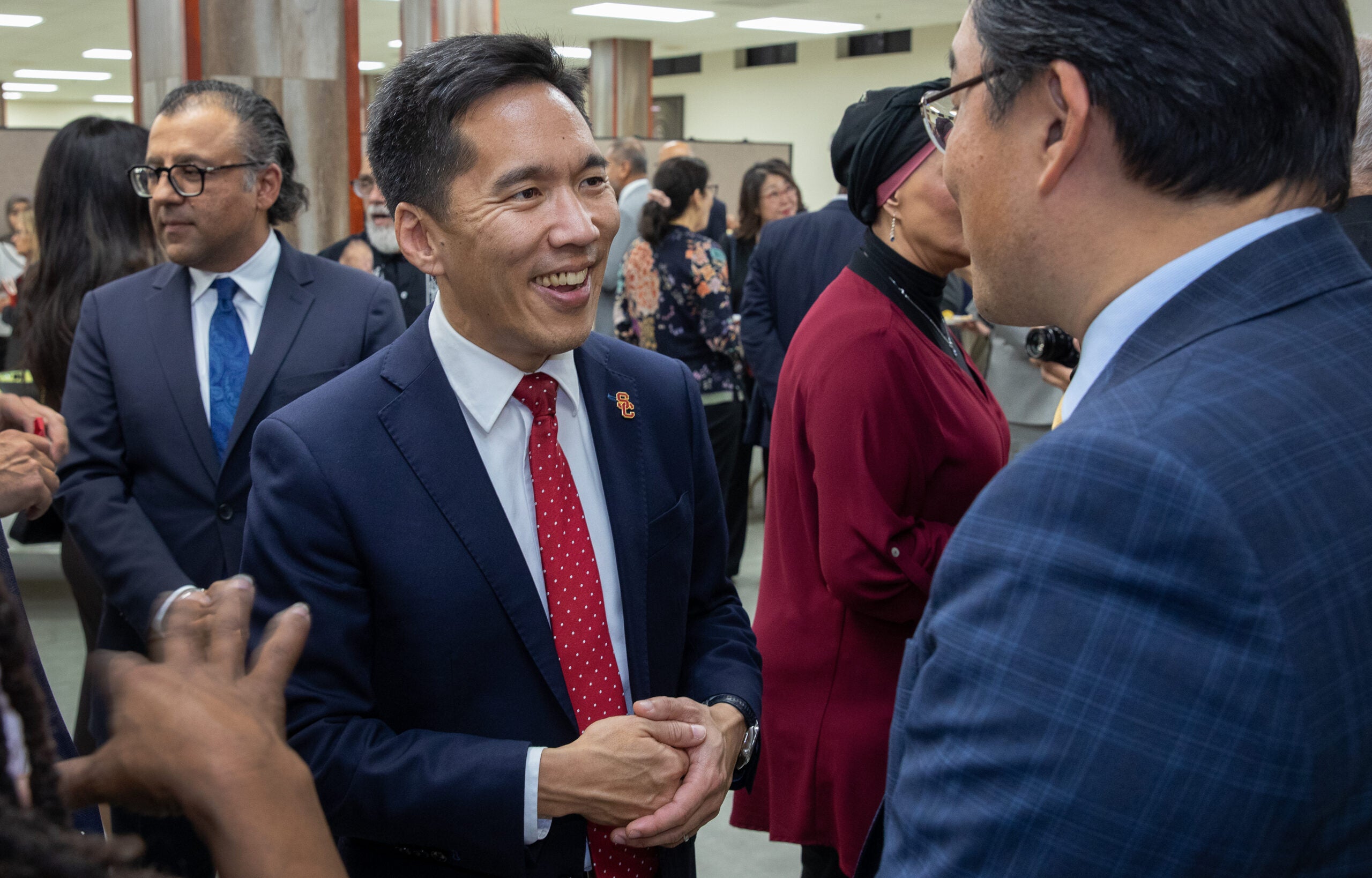 Beong-Soo Kim at Omar Ibn Al-Khattab Foundation reception