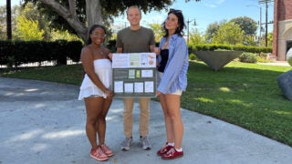 Noelle Osborne, Reed Wilson and Natalie Darakjian