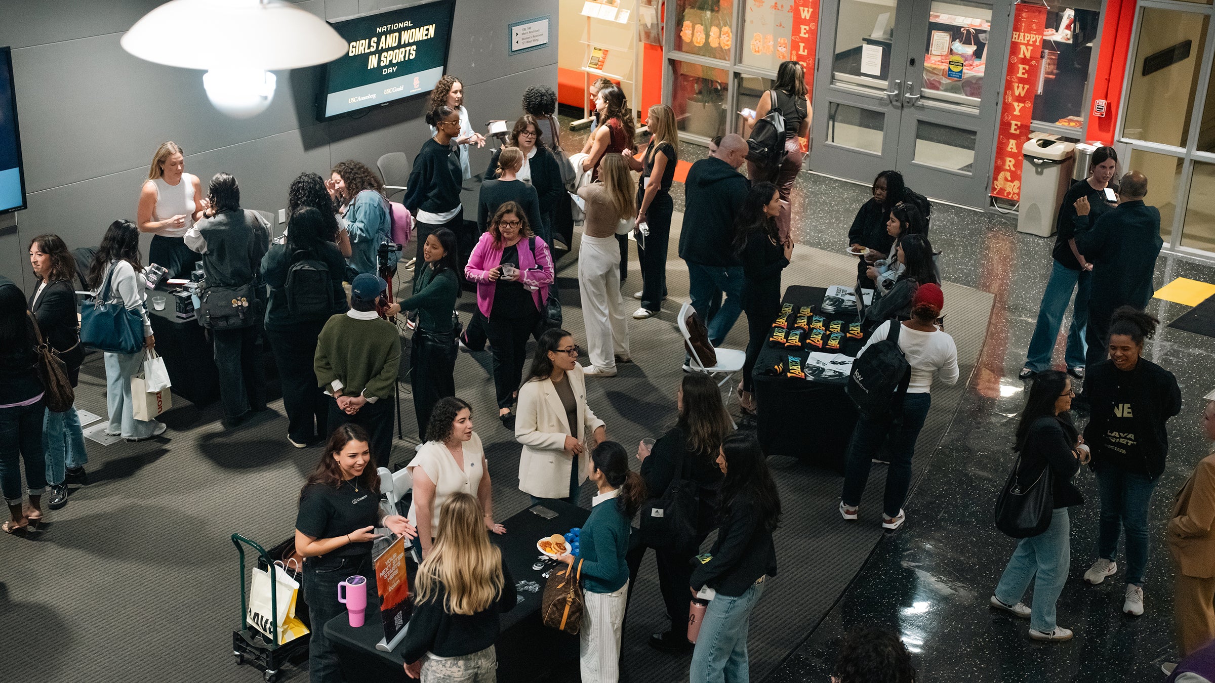USC Annenberg Girls and Women in Sports event: networking