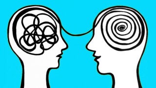 Illustration: Two people connected