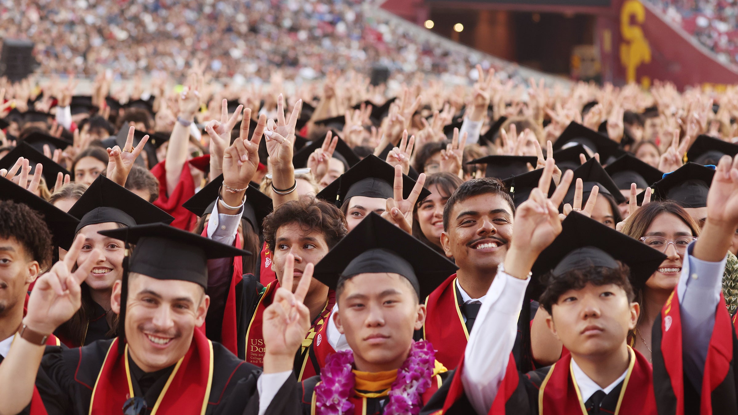 USC 2026 commencement: Students show their Trojan spirit